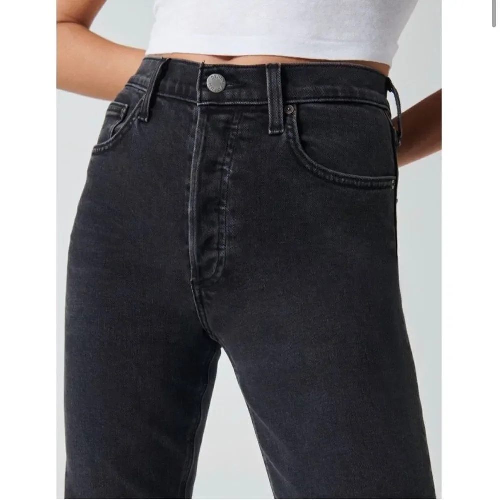 Aritzia Denim Forum Arlo High Rise Straight Leg Jeans 24 - Picture 4 of 15